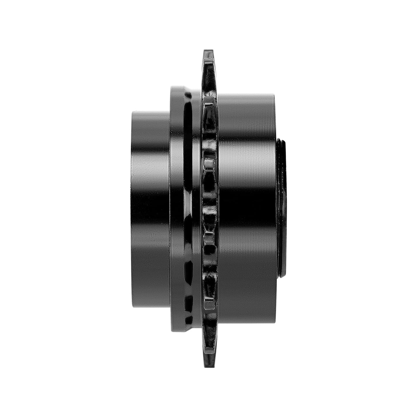 Hycline Single Speed Bike Freewheel: 14T Compatible with 1/2''×1/8'' Bicycle Freewheel - Threaded Type Freehub Replacement Parts (Black)