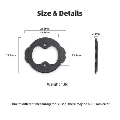 SUKOUSRAM Bike Computer GPS Adapter Base Repair Part Compatible with Garmi n 540/840 Cycling GPS Replacement Part