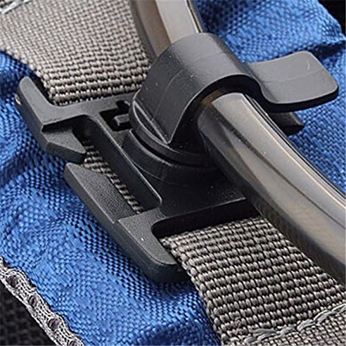 360°Rotatable Tube Clamp Hose Clip Fixture for Hydration Backpack(Pack of 2pcs)