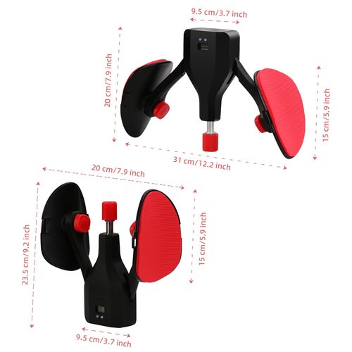 Thigh Trainer Hip Trainer Kegel Exerciser 77 Lb, Leg and Inner Thigh Strength Exercise Equipment,Hip Shaper Trainer Machine,Pelvic Floor Strengthening Device,Legs Workout Equipment (Black)