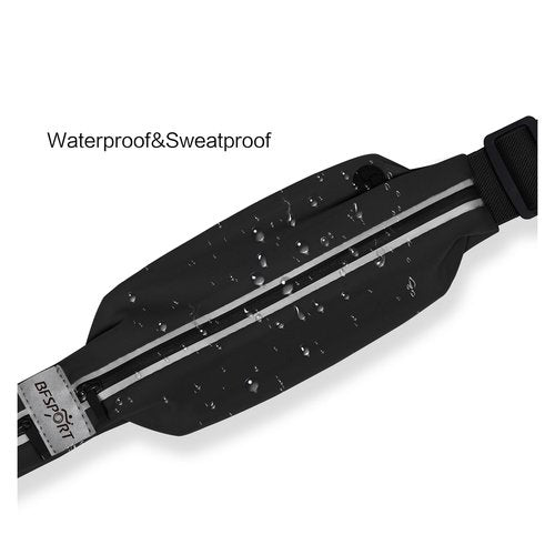 CNUAS Slim Running Belt for Women & Men Phone Holder for Running Fits ALL Phones Runners Fanny Pack Fishing Belt iPhone Running