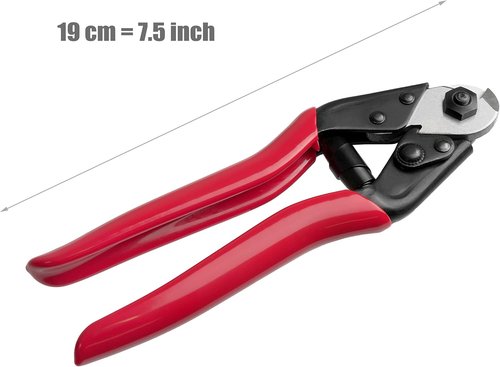 CyclingDeal Heavy Duty - Stainless Steel Cable Wire - Cutter Scissors Repair Tool - Bike Bicycle Brake MTB Cable, Small Hard Wire