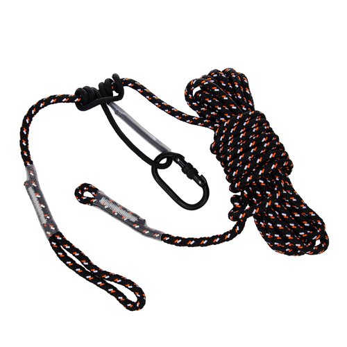 Malta Hunting Safety 30-Foot Reflective Lifeline Rope Set for Tree-Stand Hunting Safety Harness, 300 lbs. Rated