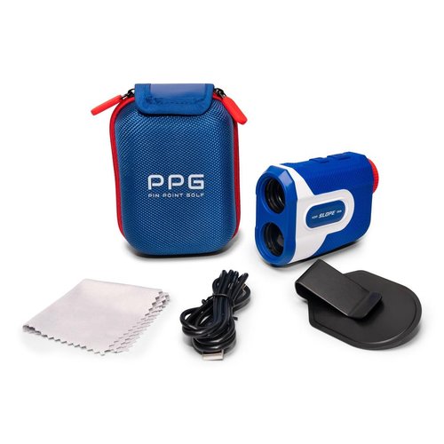PPG CaddyVision Laser Golf Rangefinder with Magnet, 650 Yard Range, Laser Range Finder with 7X Magnification Ultra-Clear View, Lightweight, Slope Switch, Pin-Lock Vibration, 2 Year Warranty