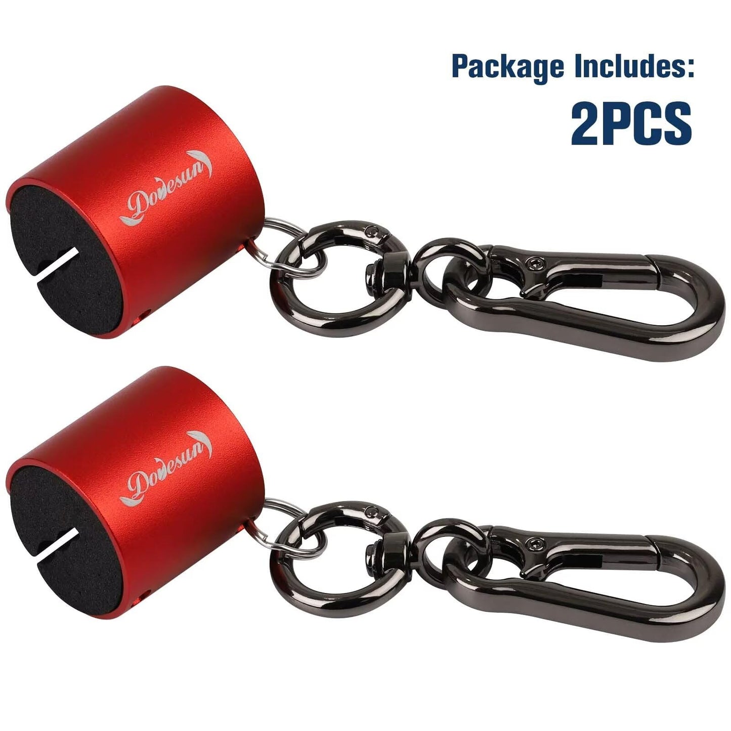 Dovesun Creek Rod Clips Wearable Fishing Rod Holder Clip Fly Fishing Pole Accessories 2PCS Red