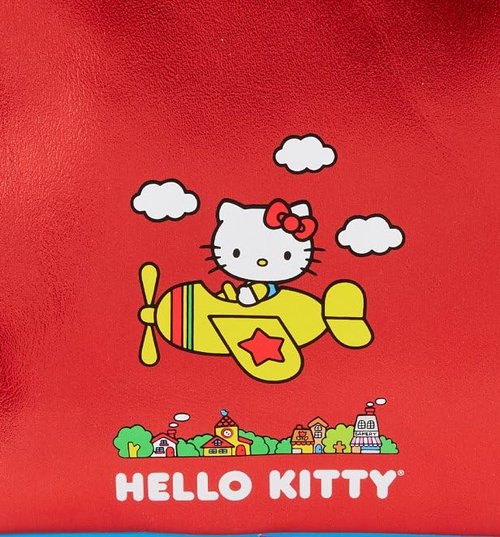 Loungefly Hello Kitty 50th Anniversary Coin Bag Metallic Mini Backpack Standard