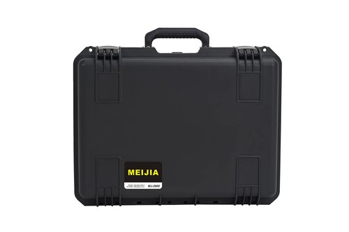MEIJIA Portable Premium Waterproof Hard Compact Compact Case with customizable fit foam,Lightweight and Strong Design,21.2"x16.0"x8.3",Elegant Black