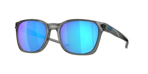 Oakley Ojector OO9018 901814 55MM Grey Ink/Prizm Sapphire Polarized Rectangular Sunglasses for Men + BUNDLE Accessory Leash Kit, Microfiber Pouch+BUNDLE Accessory Leash +BUNDLE ACCESSORY EYEWEAR Kit