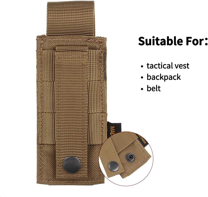 EXCELLENT ELITE SPANKER Molle Single/Double Pistol Mag Pouch Tactical Magazine Pouch Tool Organizer Holder