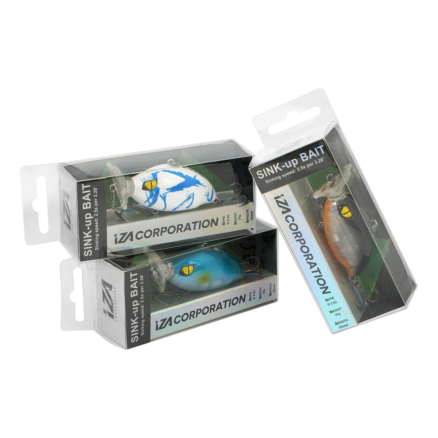 IZA 2.5S Deep Diving Fishing Lures for Freshwate Swimbait Crankbait for Bass Walleye Catfish, Slow Sinking Bass Fishing Lure Fishing Gear and Equipment