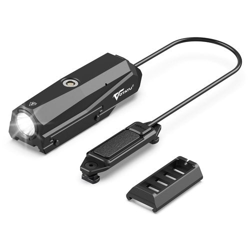 VOTATU PL50S 1450 Lumens Weapon Light with Pressure Switch, Rechargeable Picatinny Flashlight for Rifle, Magnetic USB Rechargeable, Tactical High/Low Modes