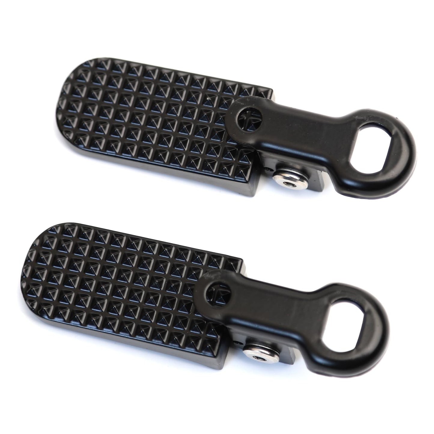 Minho Bike Minibike Aluminium Foot Pegs Fit for Most Scooter Mopeds Dirt Bike M6 M8 Mounting Hole Black Bike Footpegs