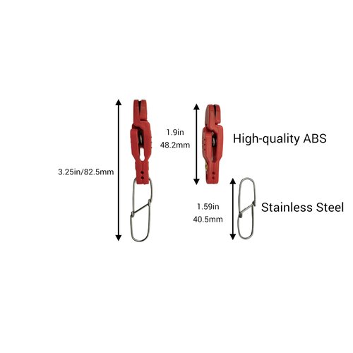 Loch Ness Tackle Easy Clip Heavy Compression Line Snap Release Weight Offshore Fishing Planer Board Kite Downriggers Snap Release Outrigger Release Clips