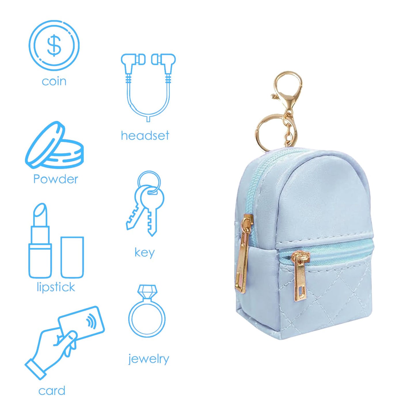 GODLIY 7 PCS Cup Accessories Set Including Water Bottle Handle Strap Silicone Boot,Coin Purse,Silicone Cup Boot, Straw Cover for Stanley 30oz & 40oz Tumbler Blue