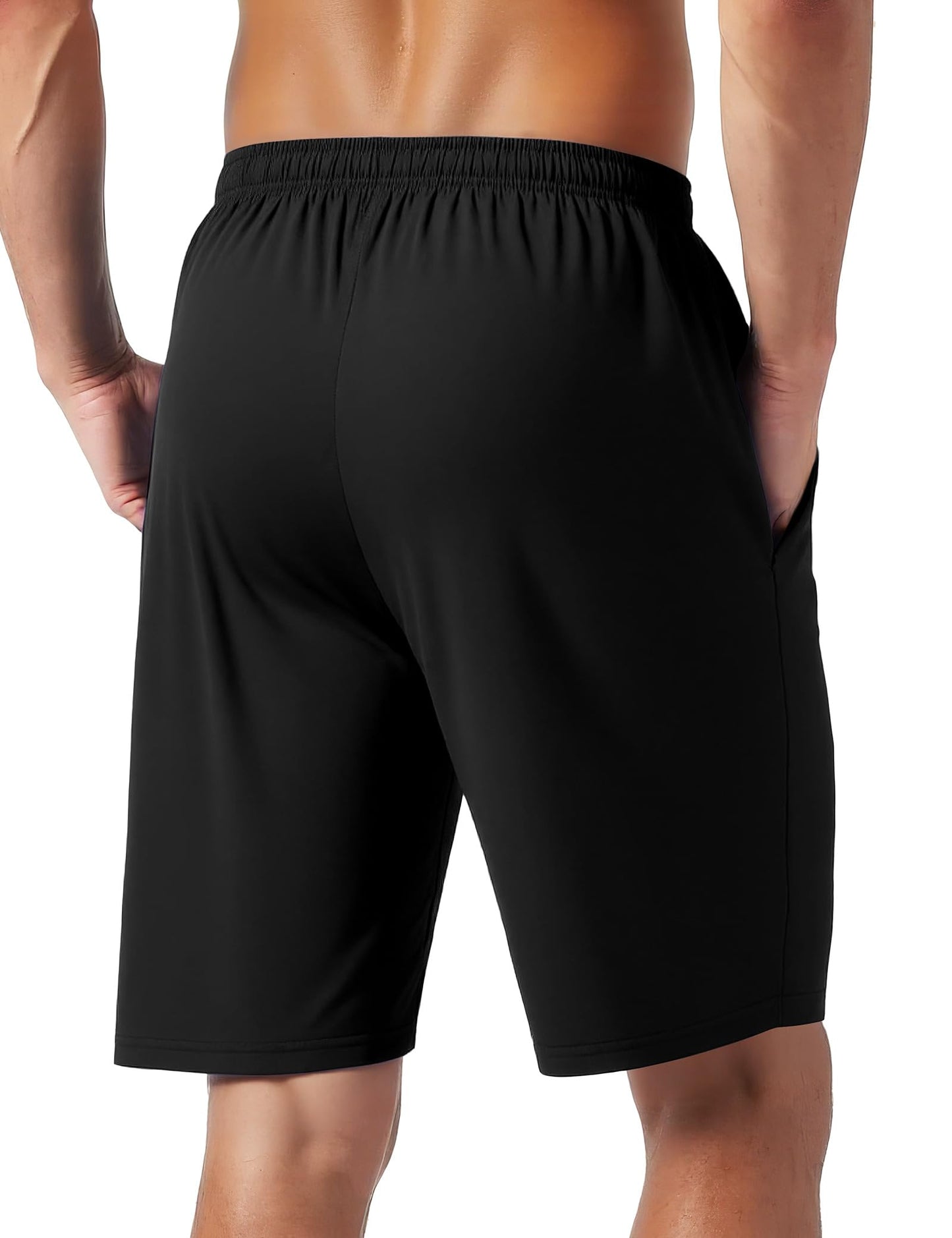 Naarts Men's Athletic Shorts 9'' Quick Dry Workout Running Shorts Lightweight Sports Gym Basketball Shorts with Pockets
