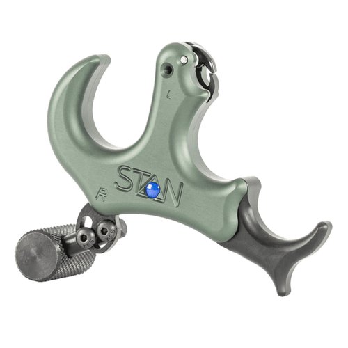 Stan OnneX Resistance Archery Release – Ergonomic 3 & 4 Finger Grip, Universal Handle Platform, Crisp Searing System, Trainer Lock, Modular Fit, Sage, XL