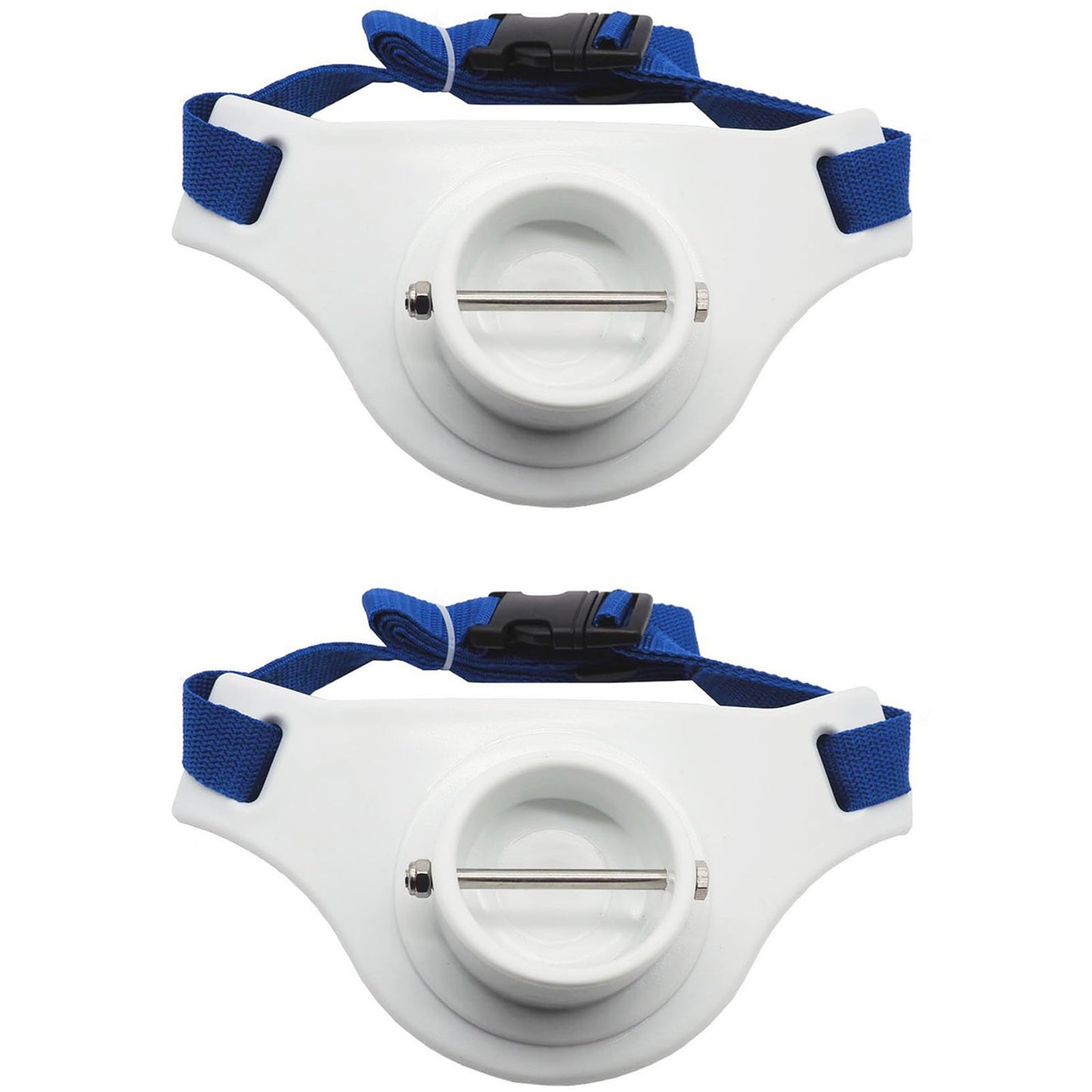 ASOCEA 2 Pcs Fishing Belt Rod Holder 2.5 Inch Inner Dia Offshore Tackle Boat Fishing Fighting Waist Belt Adjustable Fishing Waist Belt Rod Holder with Soft Padded