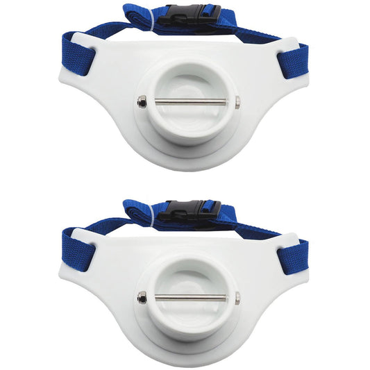 ASOCEA 2 Pcs Fishing Belt Rod Holder 2.5 Inch Inner Dia Offshore Tackle Boat Fishing Fighting Waist Belt Adjustable Fishing Waist Belt Rod Holder with Soft Padded