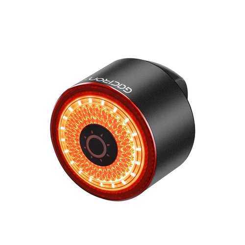 Bike Rear Light with Smart Brake Sensor, Gaciron LOOP-100 Bike Lights for Night Riding, Aluminum Alloy Bicycle Tail Light with Magnetic Mount, 100lm High Brightness Rear Bike Light Rechargeable