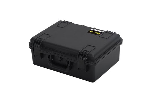 MEIJIA Portable Premium Waterproof Hard Compact Compact Case with customizable fit foam,Lightweight and Strong Design,21.2"x16.0"x8.3",Elegant Black
