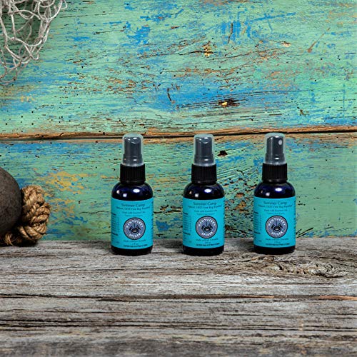 Summer Camp Insect Repellent Spray 3-Pack - DEET & Citronella-Free, Essential Oil Bug Spray for Kids & Family, 2 oz Each