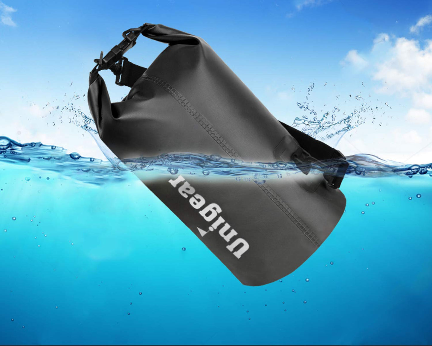 Unigear Dry Bag Waterproof, Floating and Lightweight Bags for Kayaking, Boating, Fishing, Swimming and Camping with Waterproof Phone Case