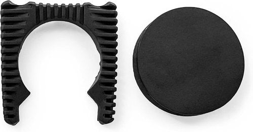 Guardian Angel Flashlight Hard Hat Mount Accessory – Magnetic Mount – Single Sided Adhesive for Strong Bond, Rubber Grip Attaches to Guardian Angel Safety Light – For Hard Hats & More