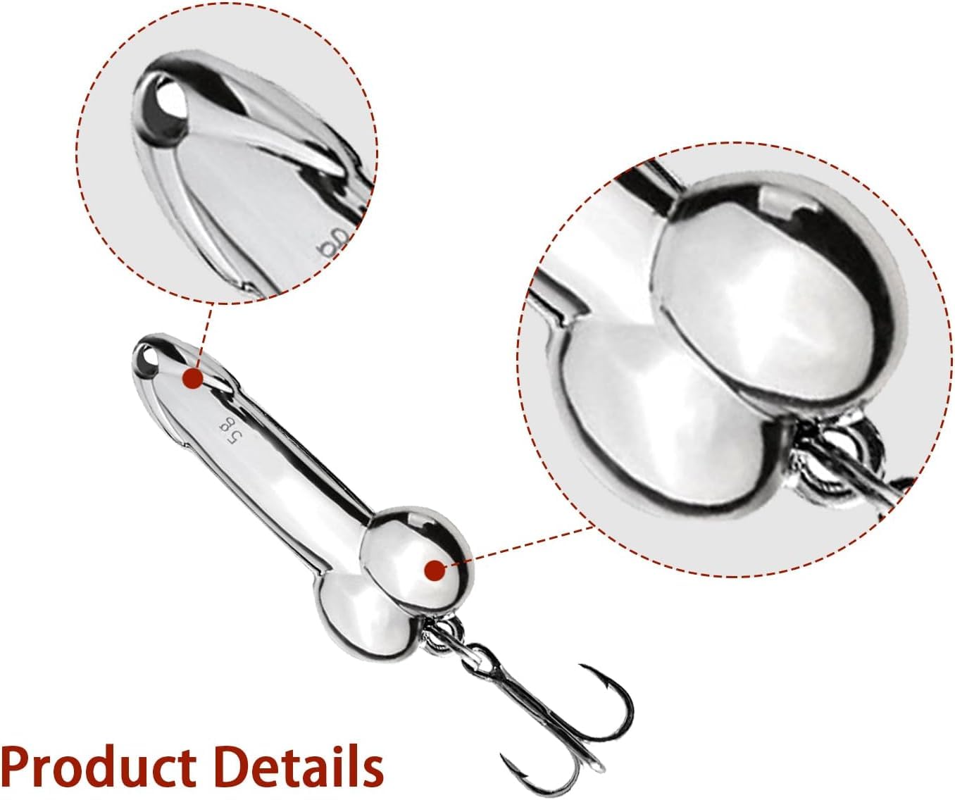 4Pcs Funny Fishing Lures Fishing Spoons Bass Fishing Lure Trout Lures Spinner Baits for Bass Fishing Gear Hard Metal Sequin Fishing Jigs Freshwater Saltwater Fishing Equipment Hook for Fishing Lovers