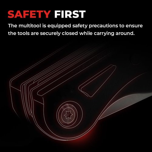 Magpie Hammer Multitool, 19 in 1 Essential Heavy-Duty Multipurpose Tool, Camping Accessories Survival Gear, Birthday Gift for Him Men Husband Son