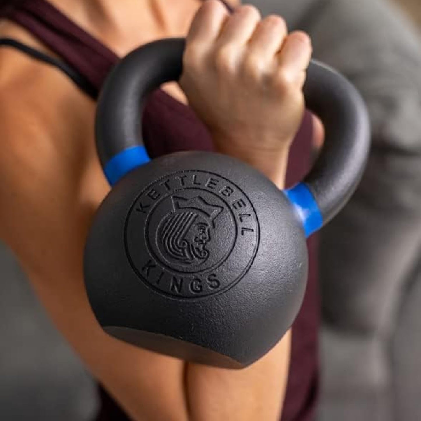 Powder Coated Kettlebells Set (9-97 lb) - Strength Training Weights for Home Gym