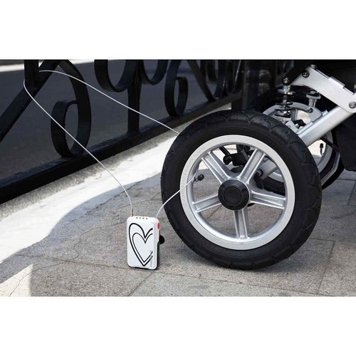 Buggygear Stroller Lock - Anti-Theft Retractable Combination Chain Cable Locks, Thin, Lightweight Safety Padlock for Essentials & Accessories - Strollers, Buggies, Skis, Bikes & Bicycles