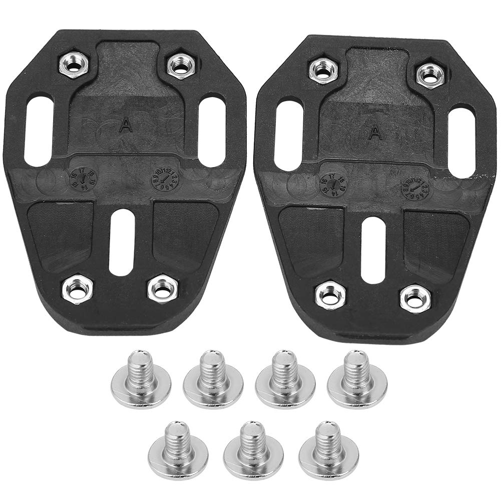 Shoe Cleat Cover 1 Pair Quick Release Cycling Shoes Cleat, Three Holes to Four Holes Shoes Cleat Adapter Converter, Solid Nylon Pedal Cleats for Zero (A)
