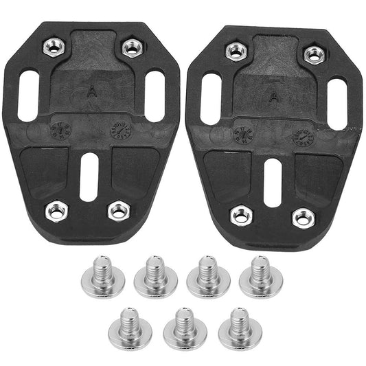 Shoe Cleat Cover 1 Pair Quick Release Cycling Shoes Cleat, Three Holes to Four Holes Shoes Cleat Adapter Converter, Solid Nylon Pedal Cleats for Zero (A)