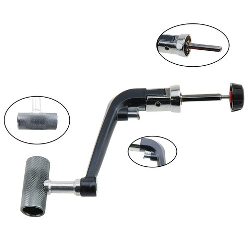 ZZHXSM Fishing Reel Rotary Knob Power Handle 5000-7000 Series for Spinning Reel Grip Parts, Metal Handle