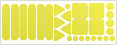LiteMark Reflective Sticker Pack – Bicycle, Motorcycle & Helmet Reflectors for Safety & Night Visibility (Purple, Pack of 28 Pcs)