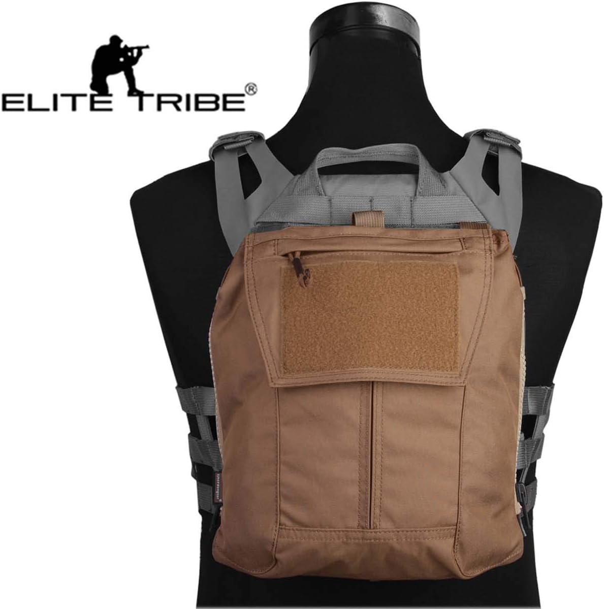 Tactical Pouch Zip-ON Panel for Vest Plate Carrier AVS JPC2.0 CPC Gear