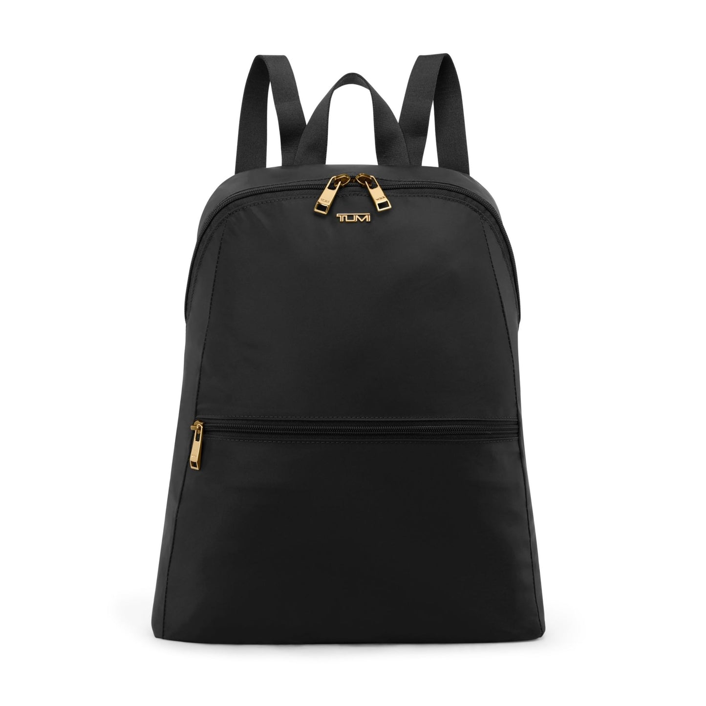 TUMI - Just In Case Foldable Backpack - Lightweight, Compact Travel Backpack - For One Bag Travel - 15.5" X 12.3" X 4.5" - Black with Gold Hardware