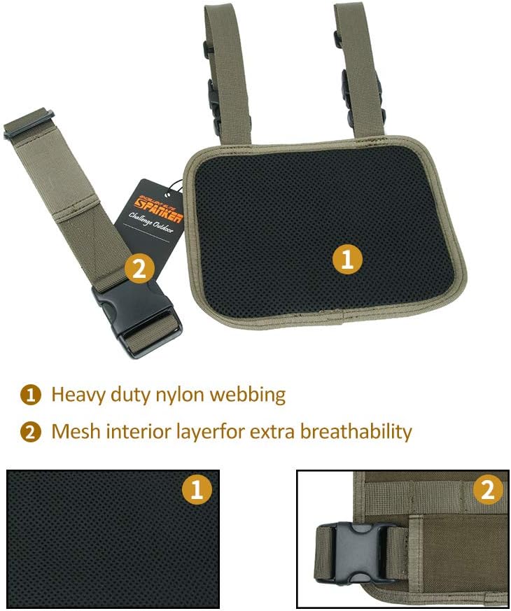 EXCELLENT ELITE SPANKER Tactical Drop Leg Platform MOLLE Adjustable Drop Leg Panel for Pistol Holster