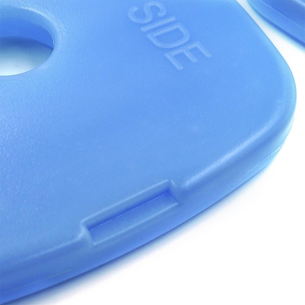 Slim Cooler Ice Packs for Lunch Box, Work, School, Picnic, Fishing - Long Lasting, Quick Freeze, Blue