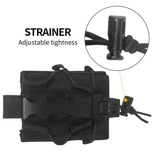 SMONT Security Handcuff Holder Tactical Handcuff Holster for Law Enforcement Adjustable Belt Clip Heavy Duty Nylon Restraint Holder Universal Fit for Police Security Guards Duty Use