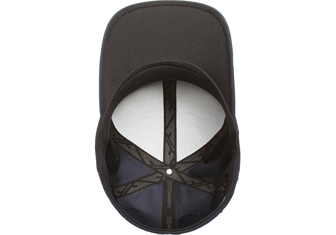 Flexfit Men's Delta Seamless Baseball Cap, Dark Navy, Small-Medium