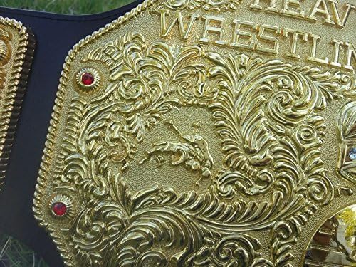 Adult Replica Big Gold Wrestling Championship Belt Title
