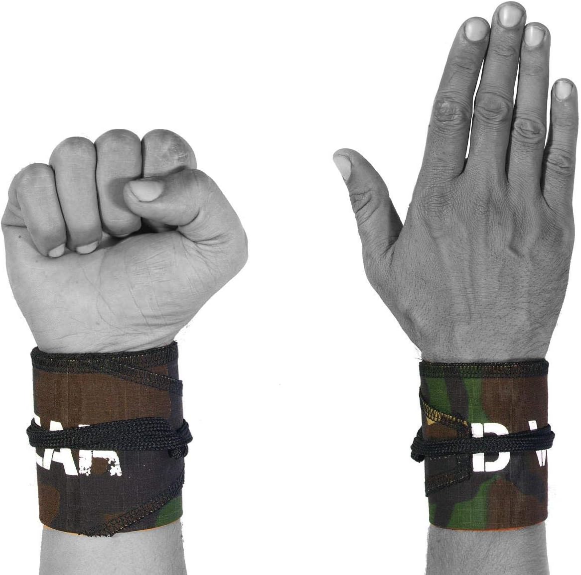 Powerlifting Wrist Wraps for Strength Training & CrossFit - One Size Fits All