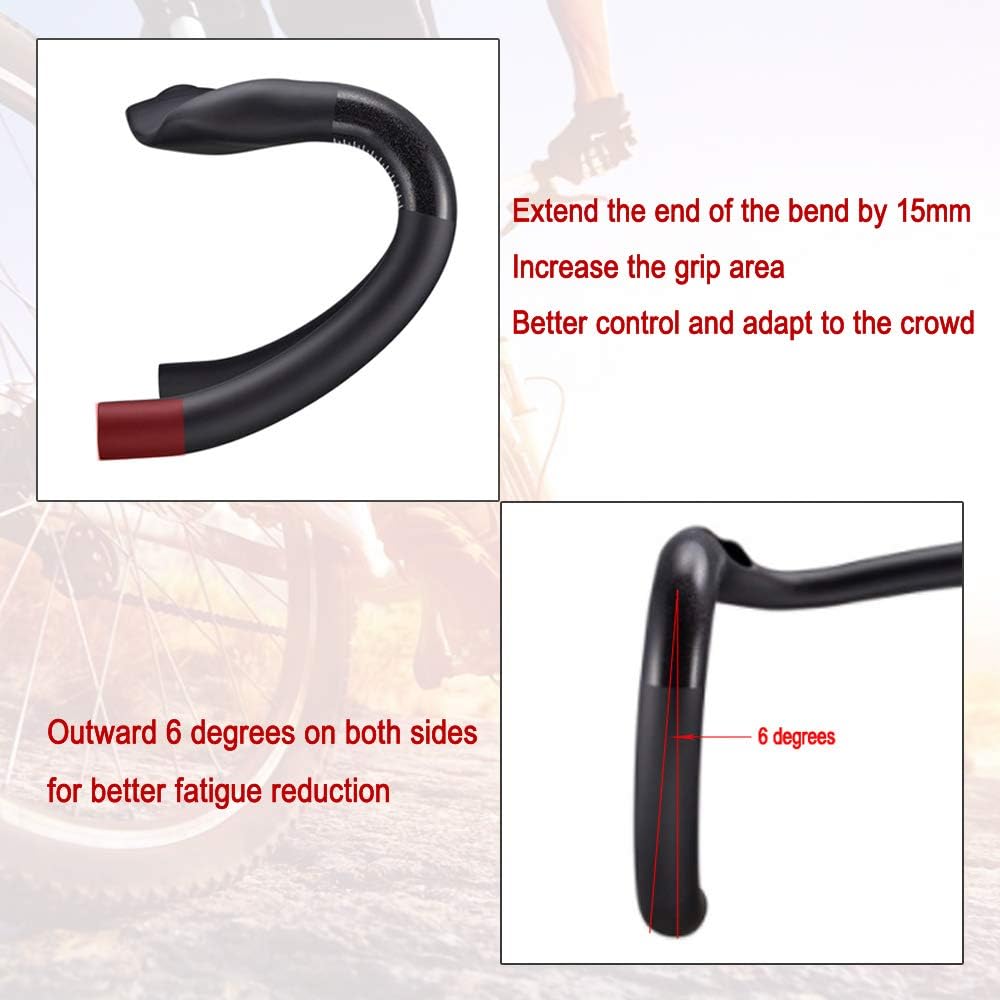 Road Handlebars Aero Handlebars for Road Bike Bars bike components & parts 31.8 Drop handlebars Carbon rxl sl carbon handle drop bar Handle Bar 440mm UD Matte Bicycle Handlebar
