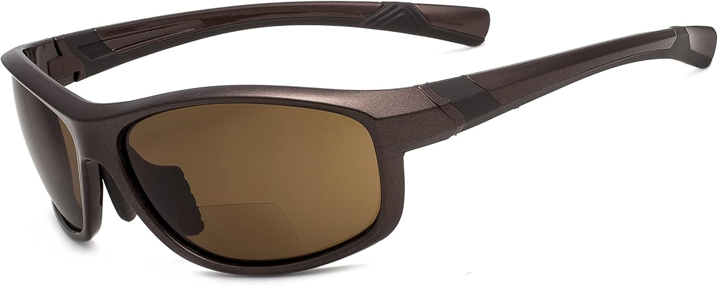 Eyekepper Sports Bifocal Sunglasses TR90 Unbreakable Outdoor Readers