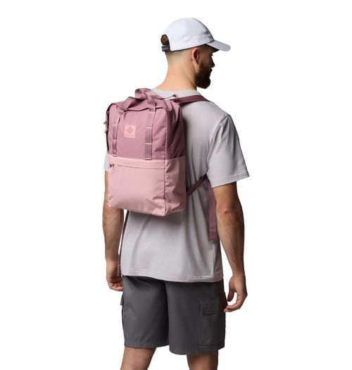Columbia Unisex Trail Traveler 18L Backpack, Fig/Eraser Pink, One Size