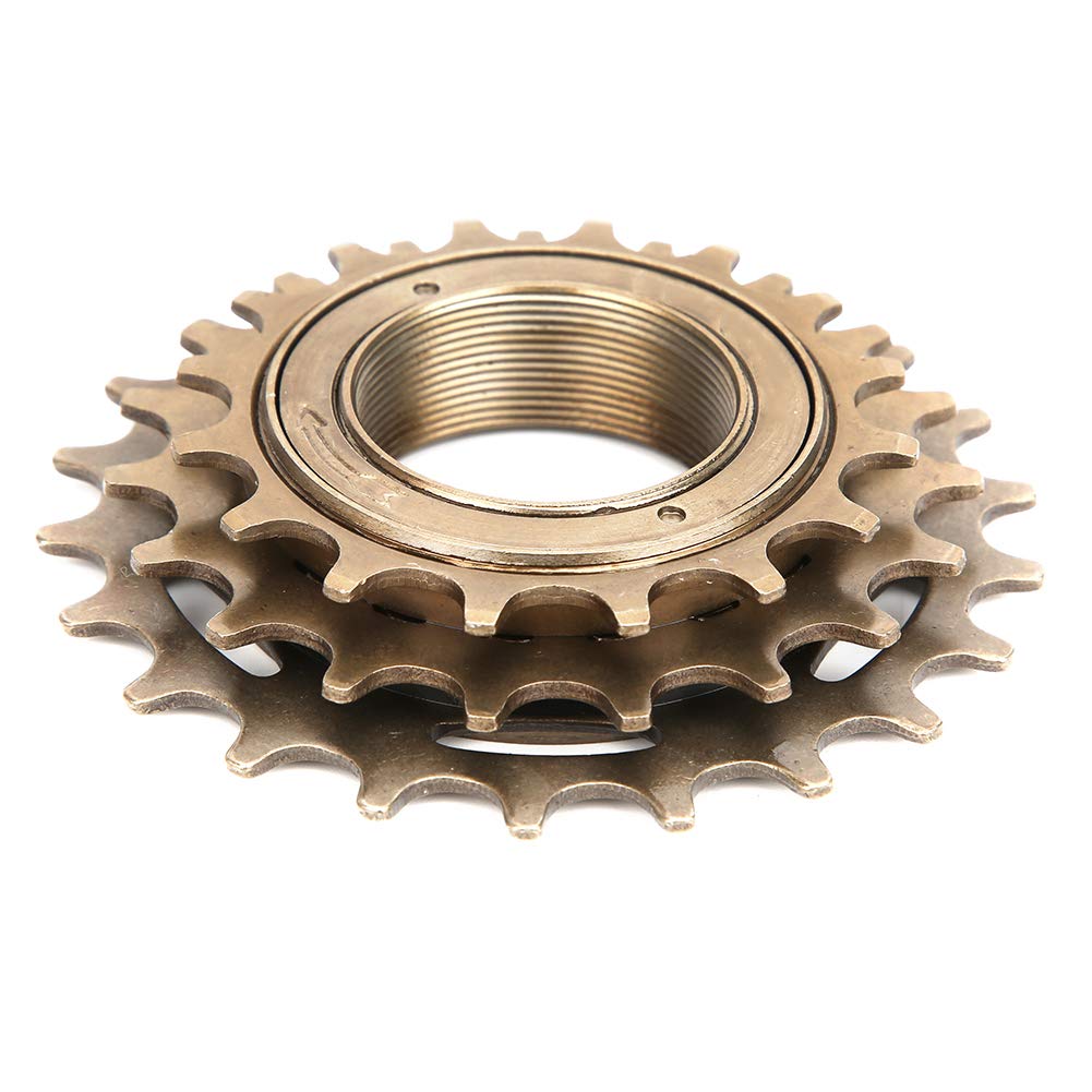 FUZHUI Bike Freewheel - Bicycle 3 Speed Freewheel, 16T-19T-22T Bike Flywheel 3 Gears, Mountain Bike Flywheel, High Strength Durable Flywheel for Mountain Road Bike Replacement Accessory