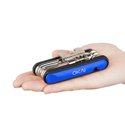 Bike Multi Tool, 16 in 1 Bicycle Repair Tool Kit with Allen Wrench, Tire Levers and Necessary Tools Set for Emergency Repairs, Lightweight Portable for Cycling, Gifts for Cyclists