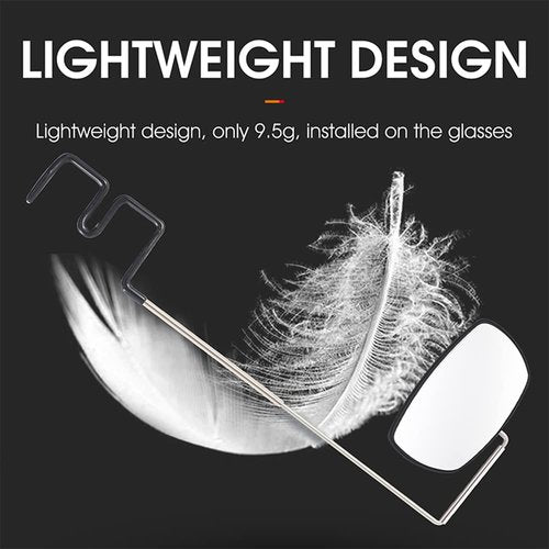 SquEqu Bike Mirror Cycling Glasses Mount Rear View Mirror Bicycle Rearview Mirrors Adjustable Wide Angle Back View for Mountain Road Riding Sunglasses Shortsighted Myopia Glasses