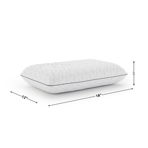 Vaverto Black Travel and Camping Pillow - Compressible Medium Firm Memory Foam, Viscose Made from Bamboo Cover, Machine Washable, Ideal for Backpacking, Airplane, Car Travel